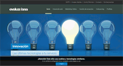 Desktop Screenshot of evoluzziona.com